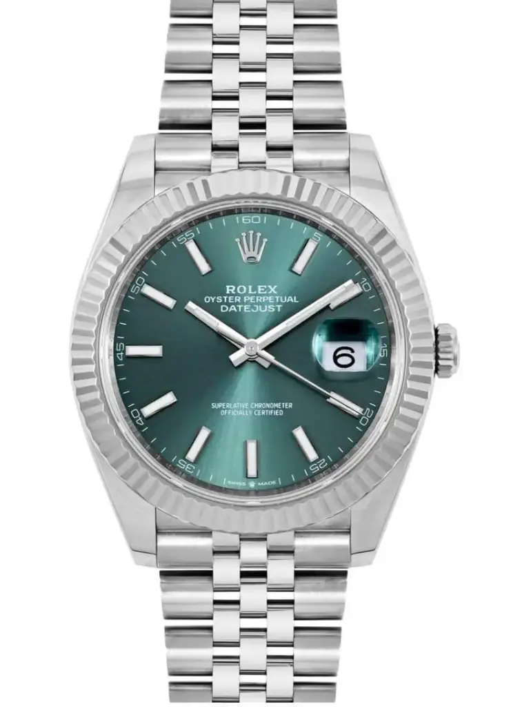 Rolex Datejust – Green Dial, Stainless Steel with Jubilee Bracelet
