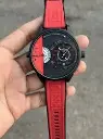 Diesel Dual Time Red & Black Analog Watch