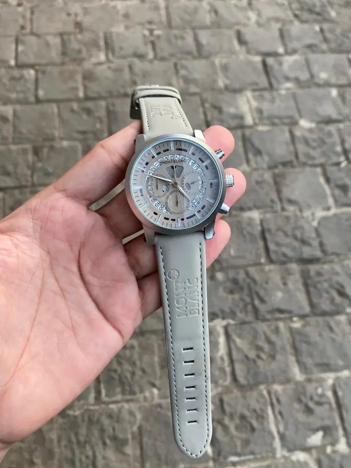Montblanc Men’s Chronograph Watch – Grey Edition