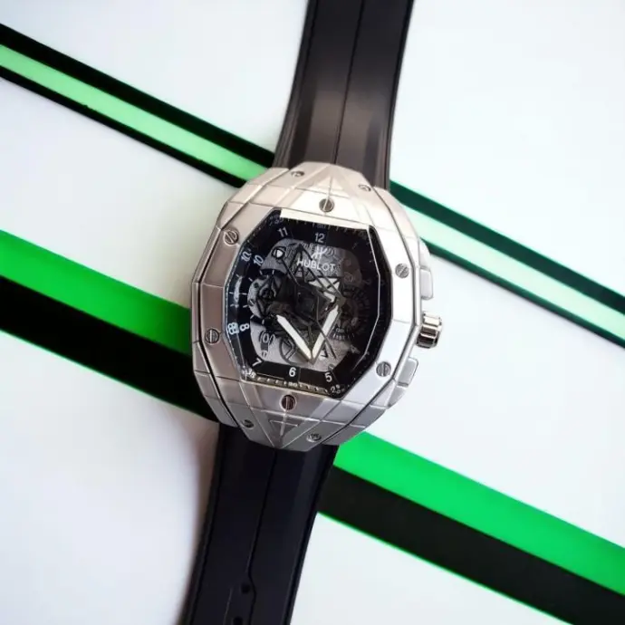 Precision Meets Art: Hublot Sang Bleu II Titanium Skeleton Watch