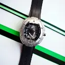 Precision Meets Art: Hublot Sang Bleu II Titanium Skeleton Watch