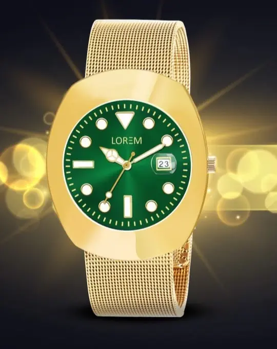 Lorem Mesh Strap Wristwatch – Minimalist Design
