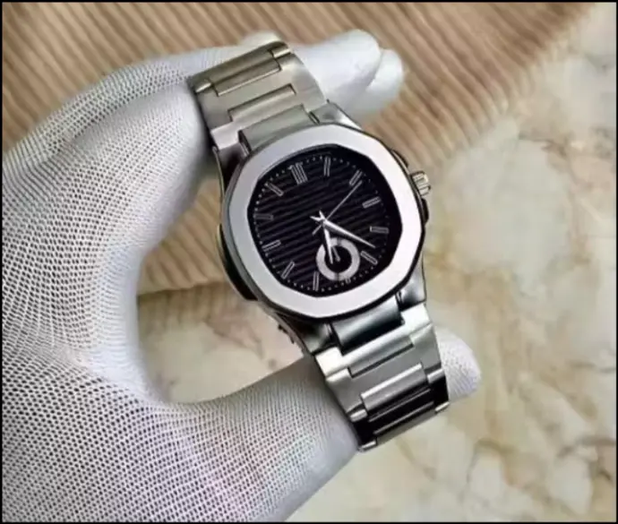 Luxury Silver Stainless Steel Men’s Watch