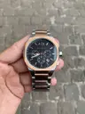 Armani Exchange Men's Chronograph Watch-Rose Gold & Silver Two-Ton