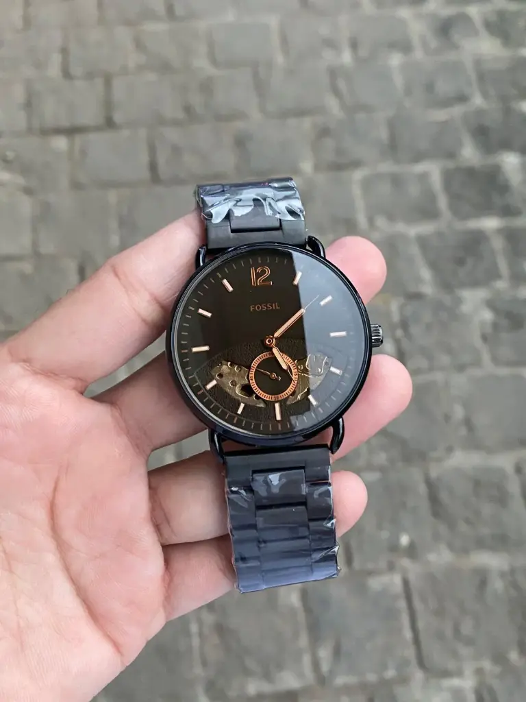 Fossil Automatic Men’s Watch – Black Dial