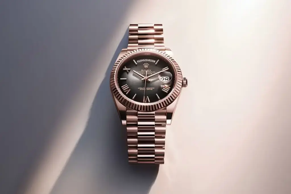 Rolex Day-Date 40mm – Everose Gold with Chocolate Roman Dial