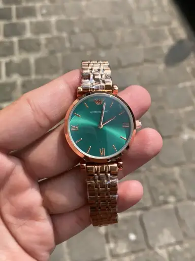 Emporio Armani Ladies’ Green Dial Watch