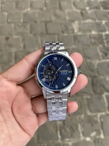 [fling(5)7] Seiko Presage Men's Automatic Watch with Open Heart Dial.